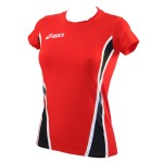 Asics T-Shirt Silver (W) Red