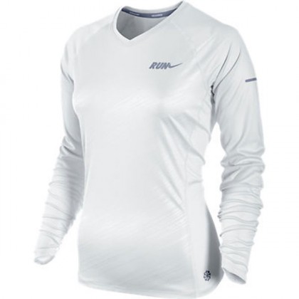 Nike Embossed LS top (W) White