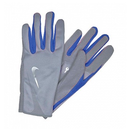Nike Guanti Running Thermal (W) Grey/Blue